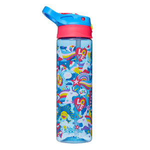 Smiggle – Ziggy 630 ml Wasserflasche mit verstecktem Strohhalm