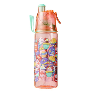 Smiggle – Ziggy Spritz 560 ml BPA-freier automatischer Trinker mit Wasserspray