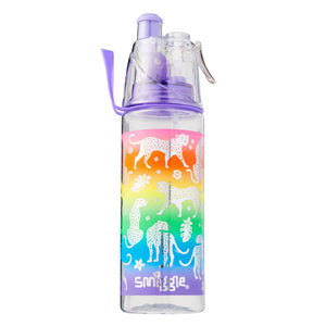 Smiggle – Ziggy Spritz 560 ml BPA-freier automatischer Trinker mit Wasserspray