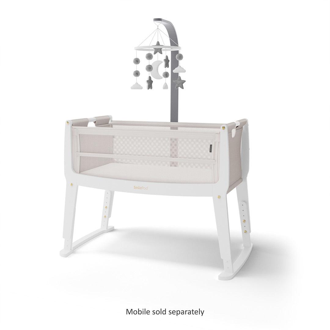 Snuz SnuzPod Studio Bedside Crib - Paris White-Bedside Cribs-Paris White- | Natural Baby Shower