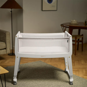 Snuz SnuzPod Studio Bedside Crib - Paris White-Bedside Cribs-Paris White- | Natural Baby Shower
