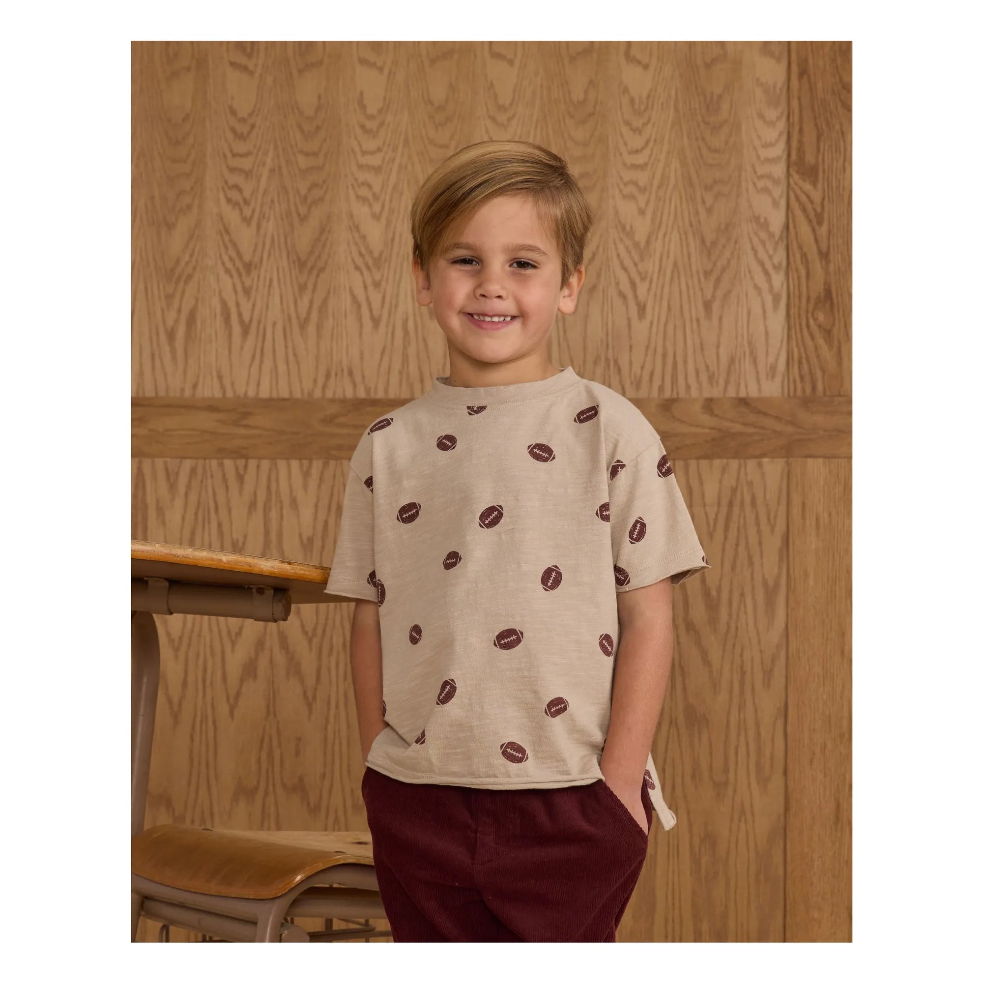 Rylee + Cru - Fußball-T-Shirt | Stone