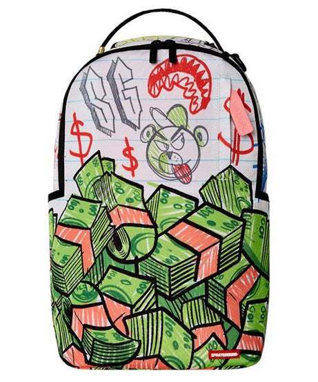 Sprayground - Kritzel Geld Dlxr Rucksack