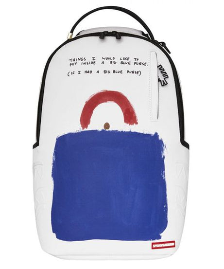 Sprayground - Keith Haring Große Blaue Tasche Kunst Rucksack