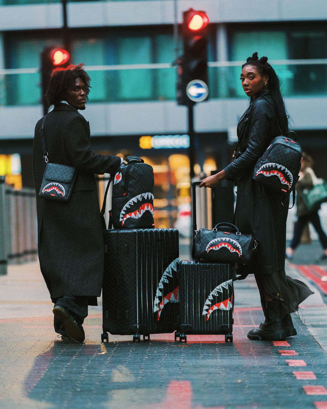 Sprayground - Midnight Shadow Savage Mini-Rucksack