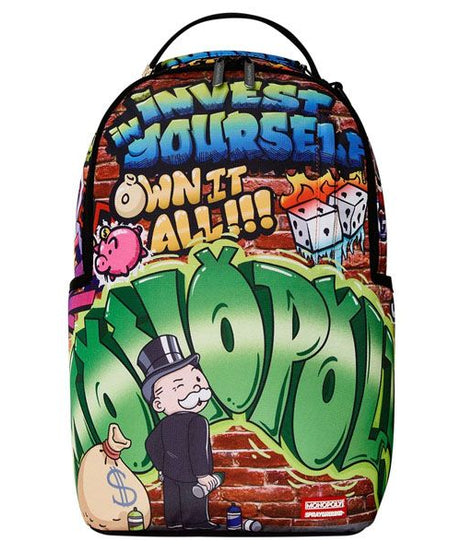 Sprayground - Monopoly Man Graffiti Dlxr Rucksack