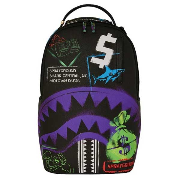 Sprayground - Shark Central Stencils Dlxsv Sırt Çantası