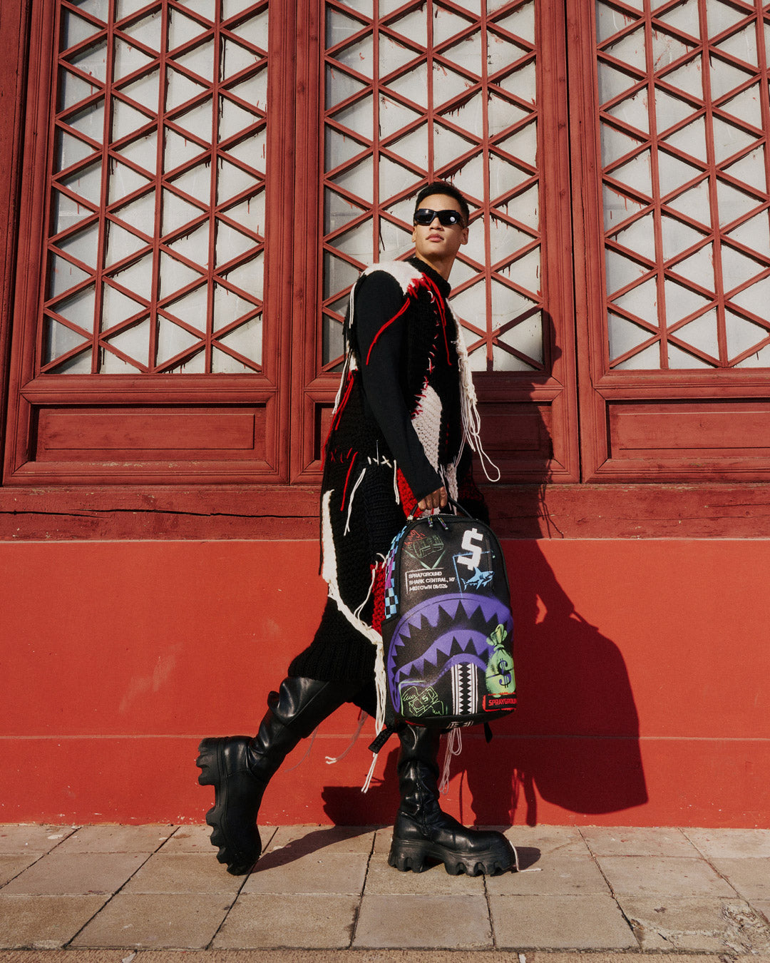 Sprayground - Shark Central X Dlxsv Sırt Çantası Outlet