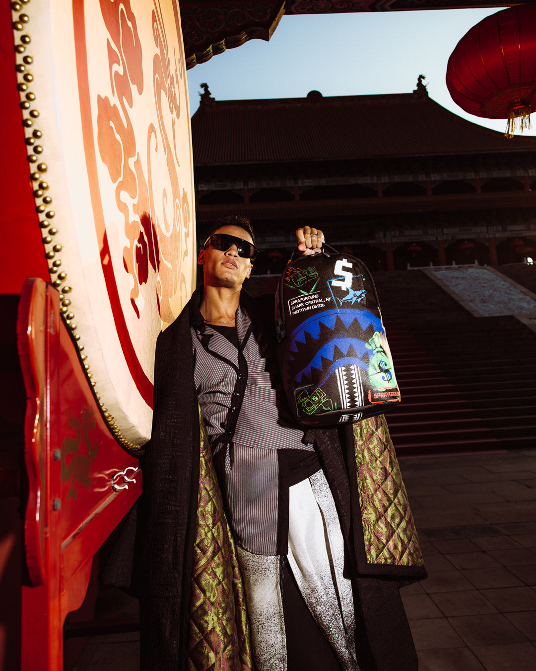 Sprayground - Shark Central X Dlxsv Sırt Çantası Outlet