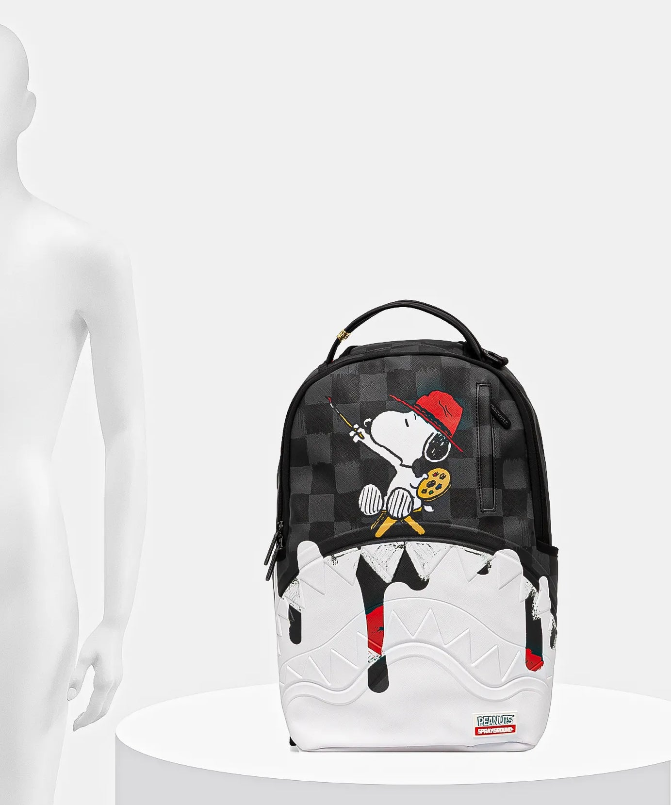 Sprayground - Snoopy Painting Shark Dlxsv Sırt Çantası