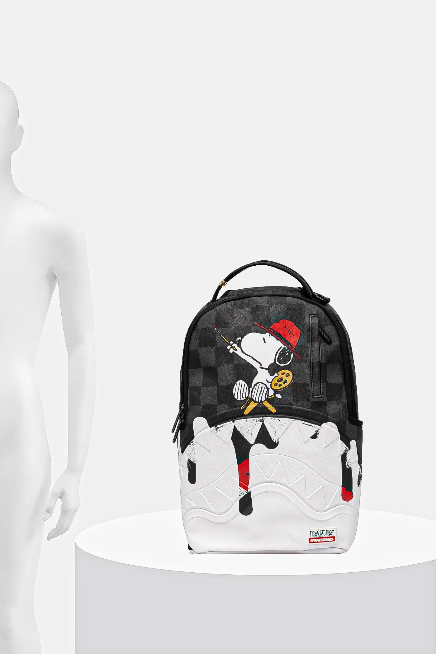 Sprayground - Snoopy Painting Shark Dlxsv Sırt Çantası