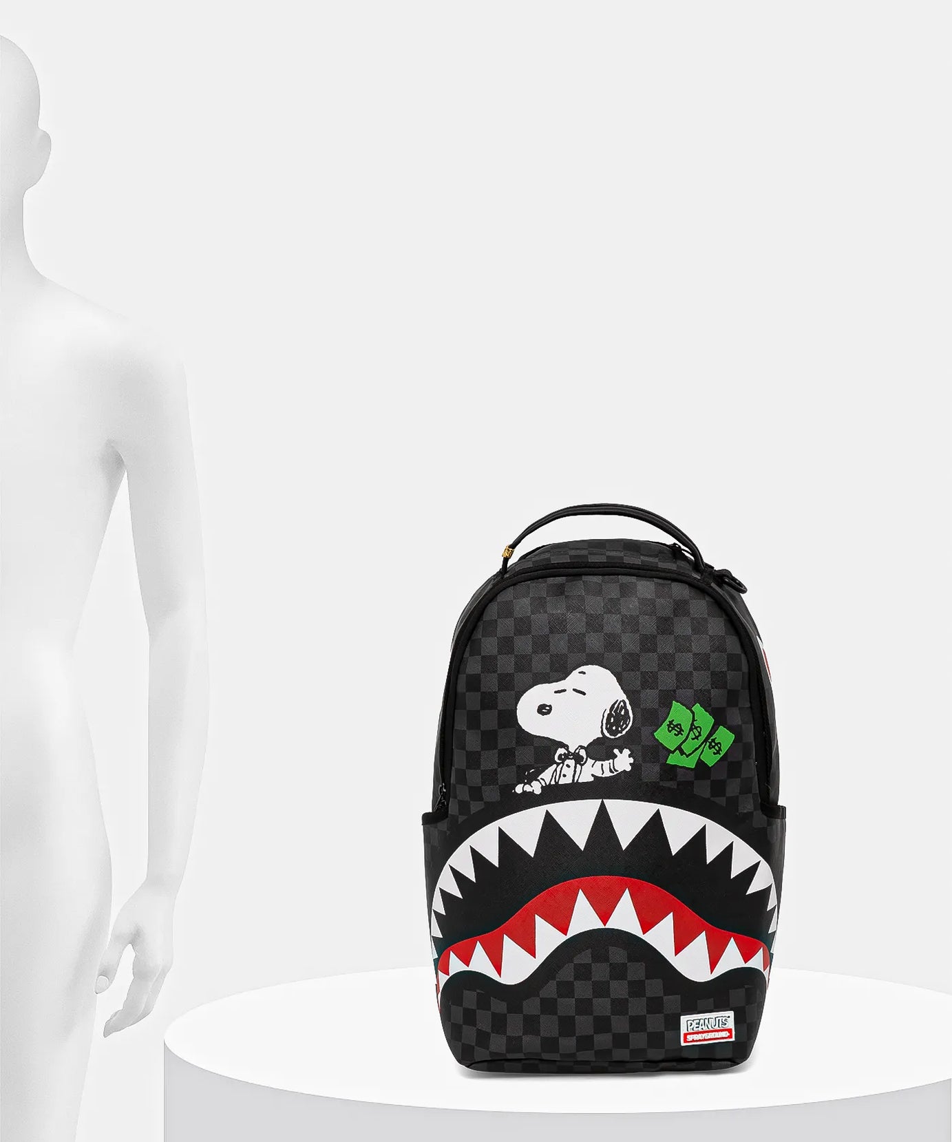 Sprayground - Snoopy Top Shark Geld Dlxsv Rucksack