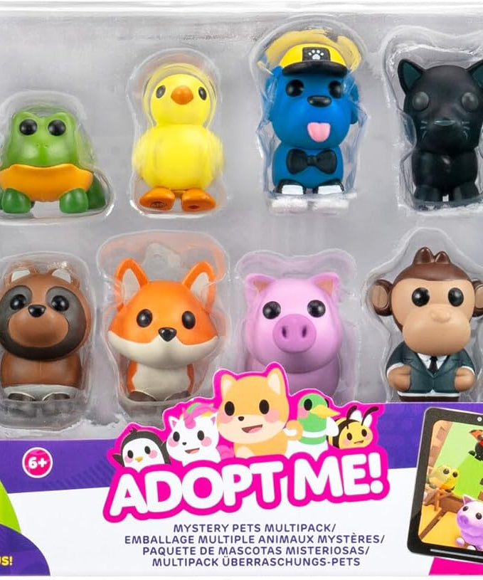 Squishmallows - Adopt Me! 2. Serie 10er Set Geheimnisvolle Haustier-Spielzeugfiguren