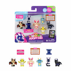 Squishmallows - Adopt Me! 6er Pack legendäre Drachen Spielfiguren