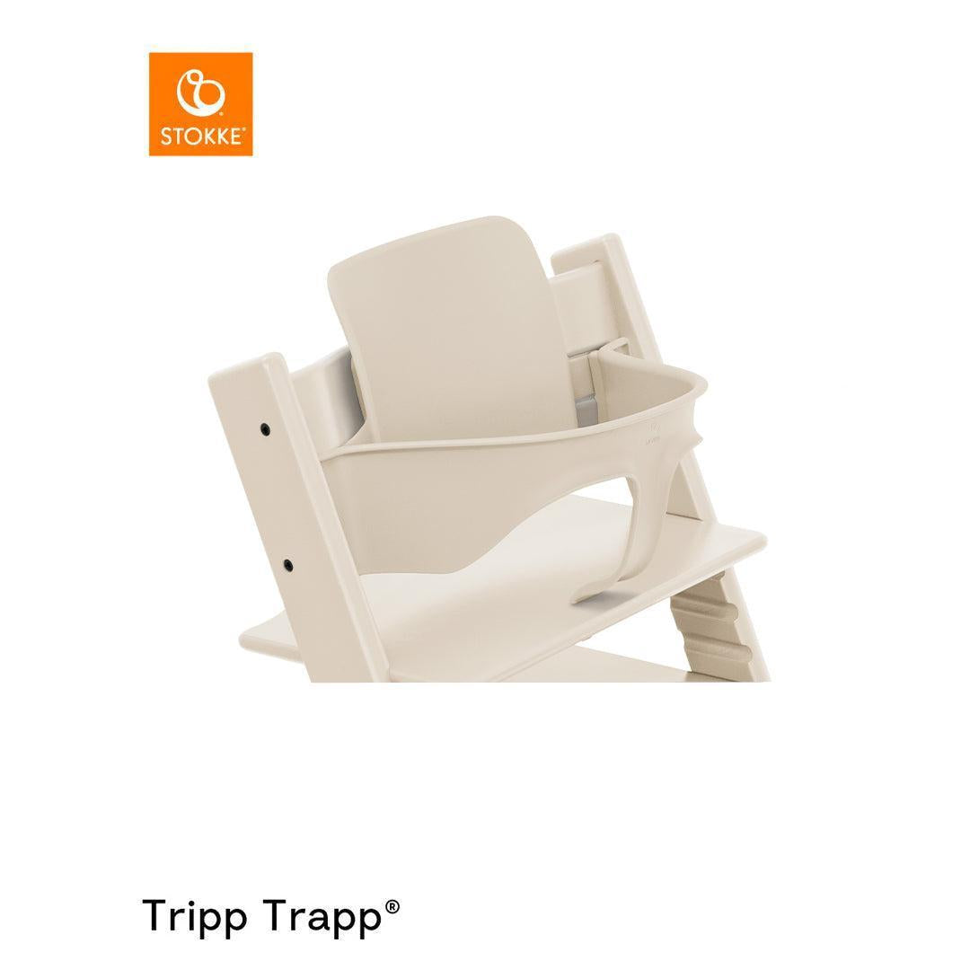 Stokke Tripp Trapp Baby Set 2 - Vanilla White-Highchair Accessories-Vanilla White- | Natural Baby Shower