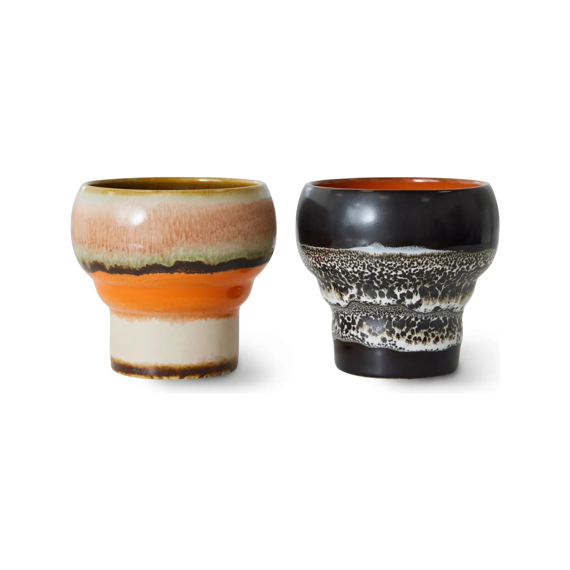 HKliving - 2er Set Kamen Becher