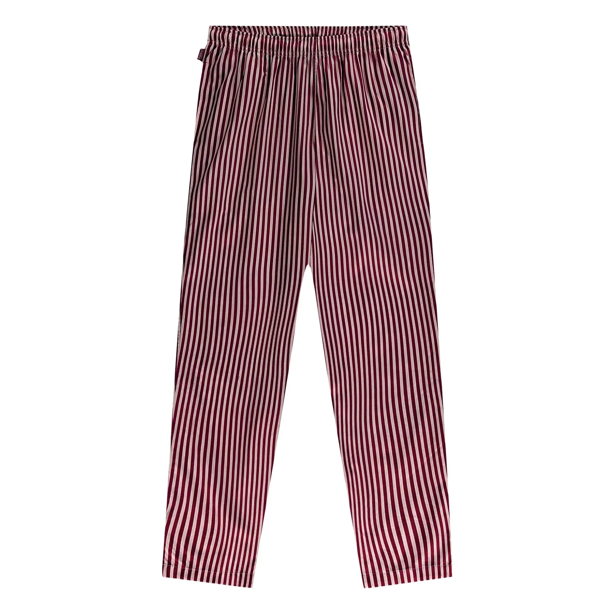 Pockies - Gestreifte Pyjamahose | Rot
