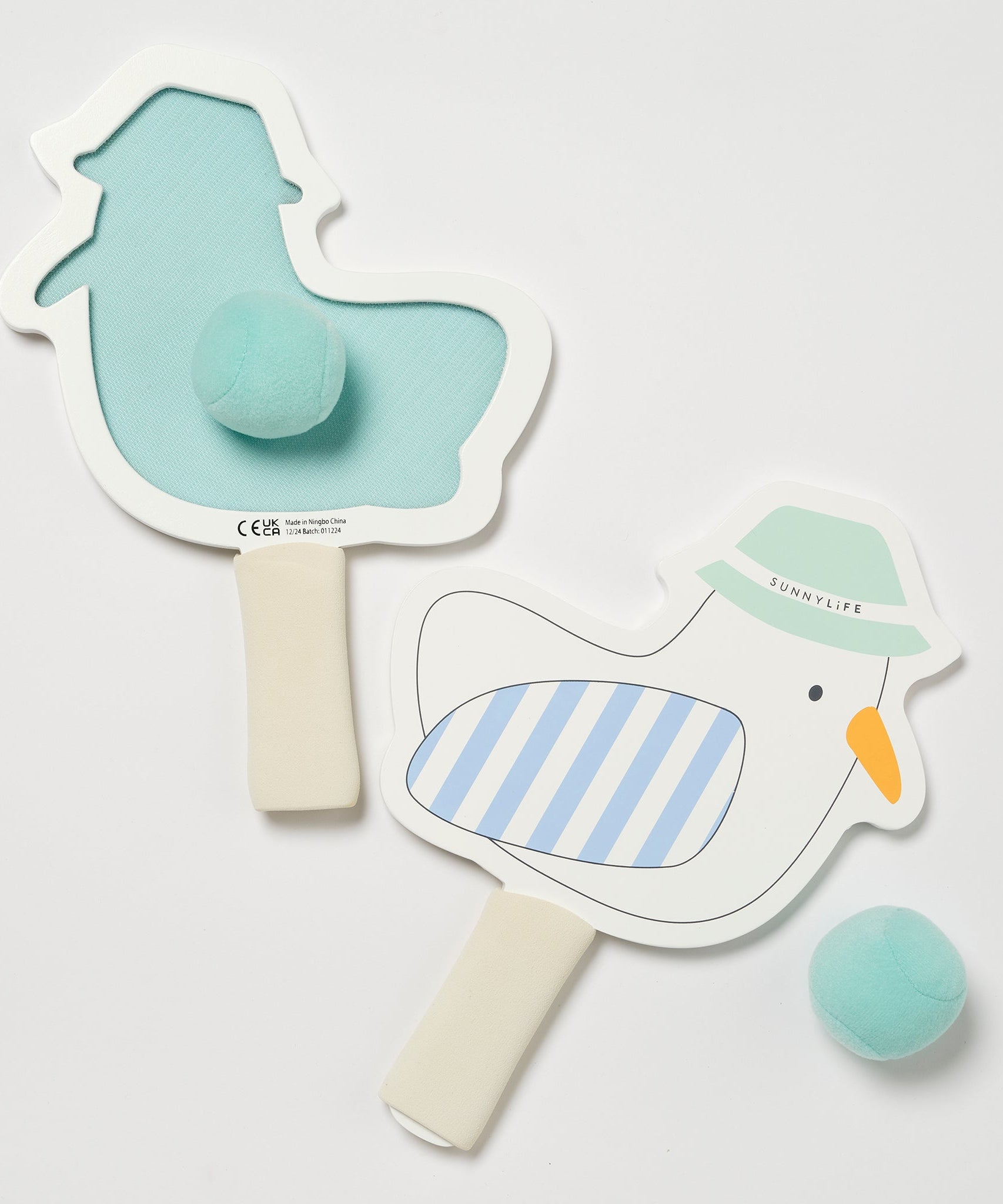 Sunnylife - Kinder Strand Klebe-Tennis-Schläger Set