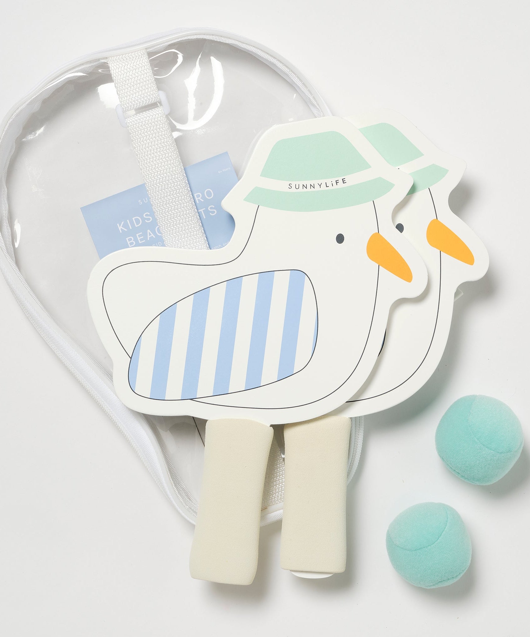 Sunnylife - Kinder Strand Klebe-Tennis-Schläger Set