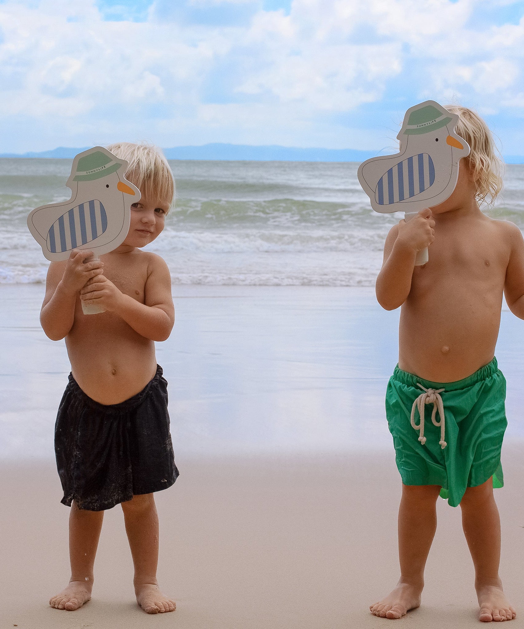 Sunnylife - Kinder Strand Klebe-Tennis-Schläger Set