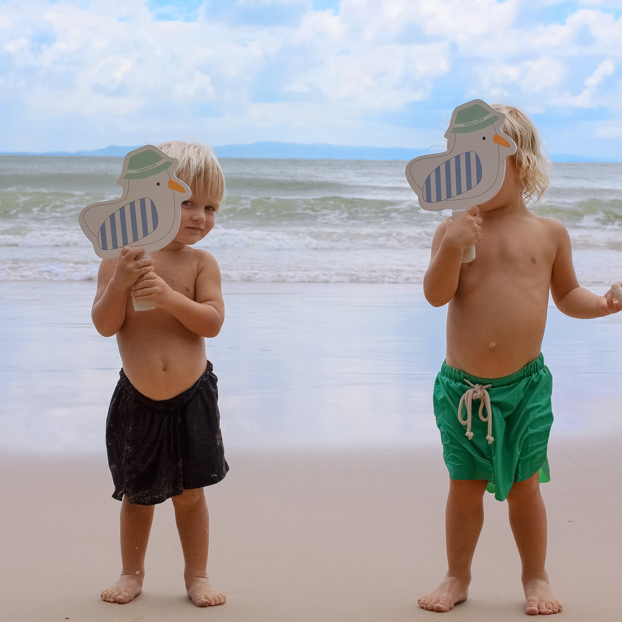 Sunnylife - Kinder Strand Klebe-Tennis-Schläger Set