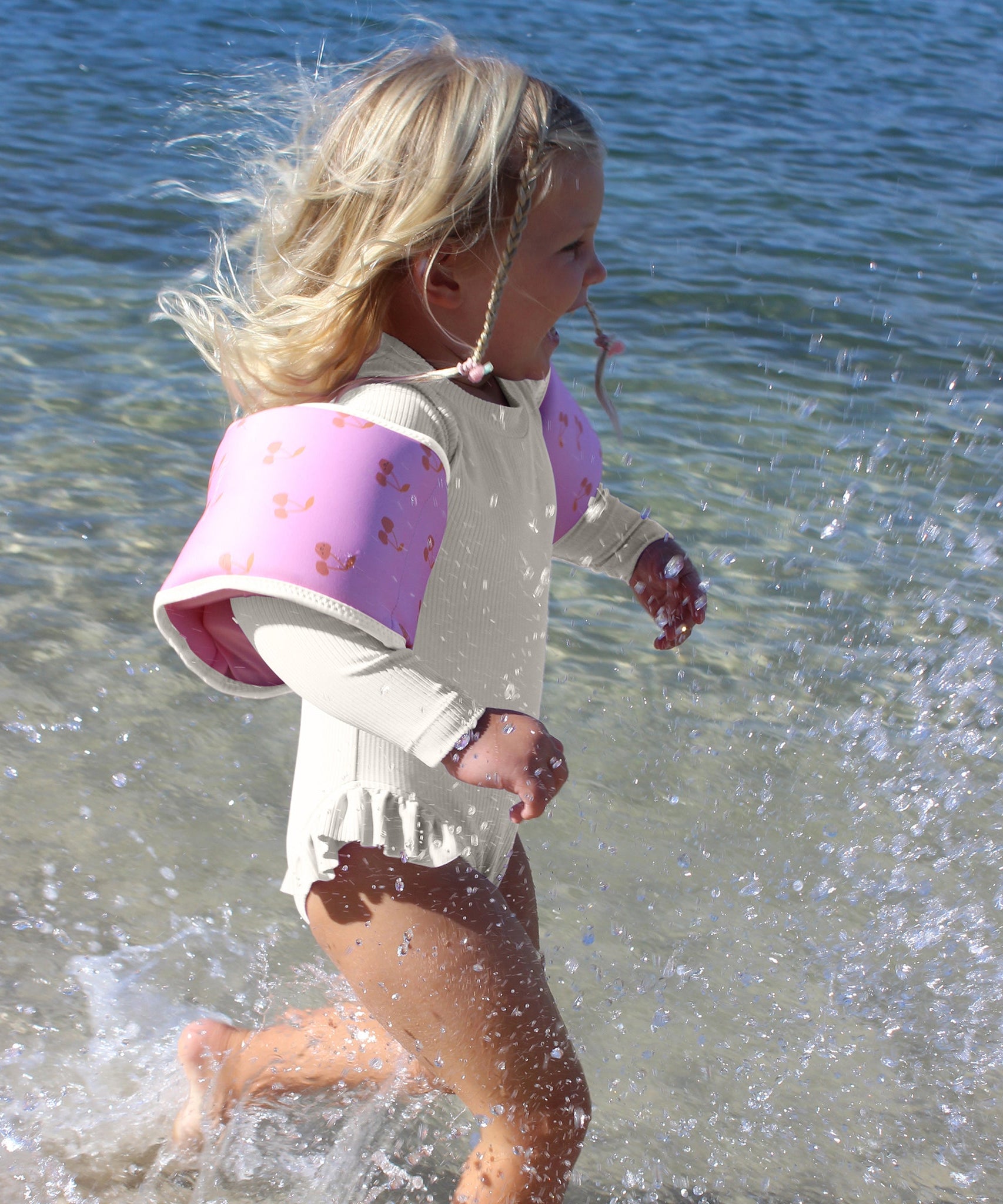 Sunnylife - Kinder Schwimmflügel mit Kirschmotiv