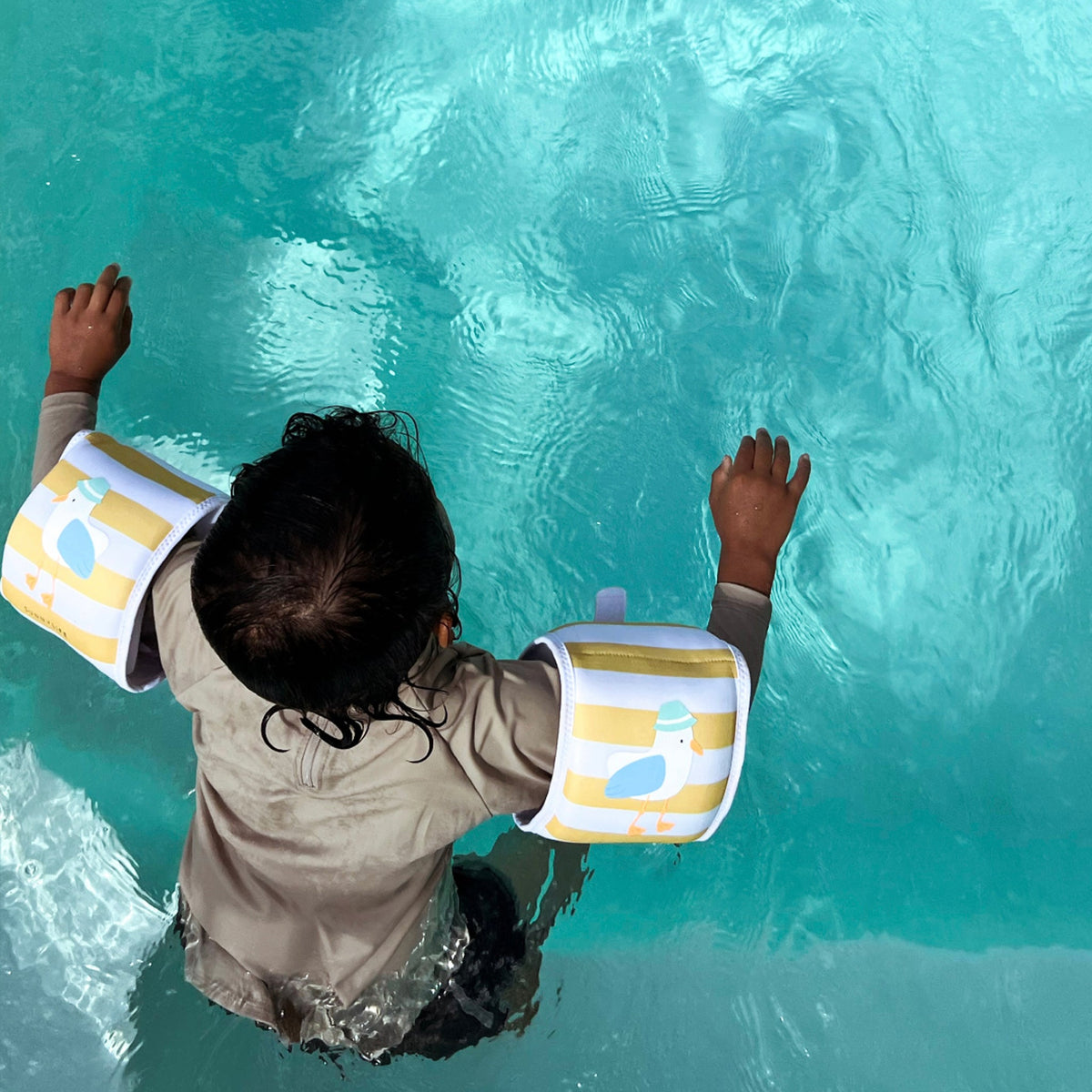 Sunnylife – Aufblasbare Schwimmflügel für Kinder Sammy die Möwe