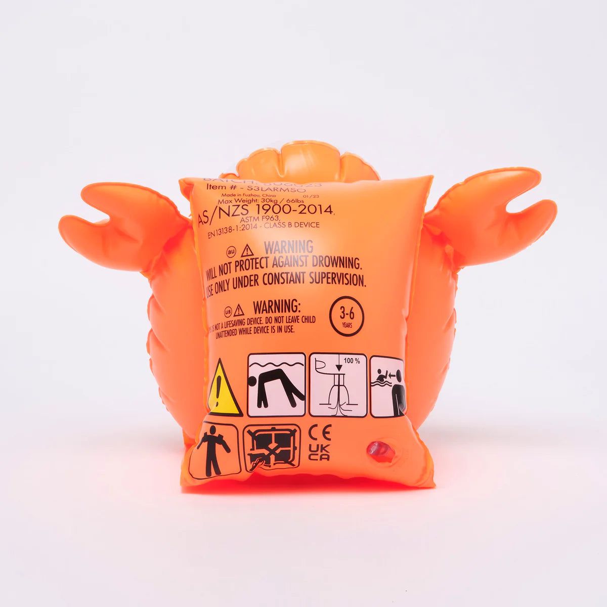 Sunnylife - Crab Sonny Schwimmarmband für Kinder