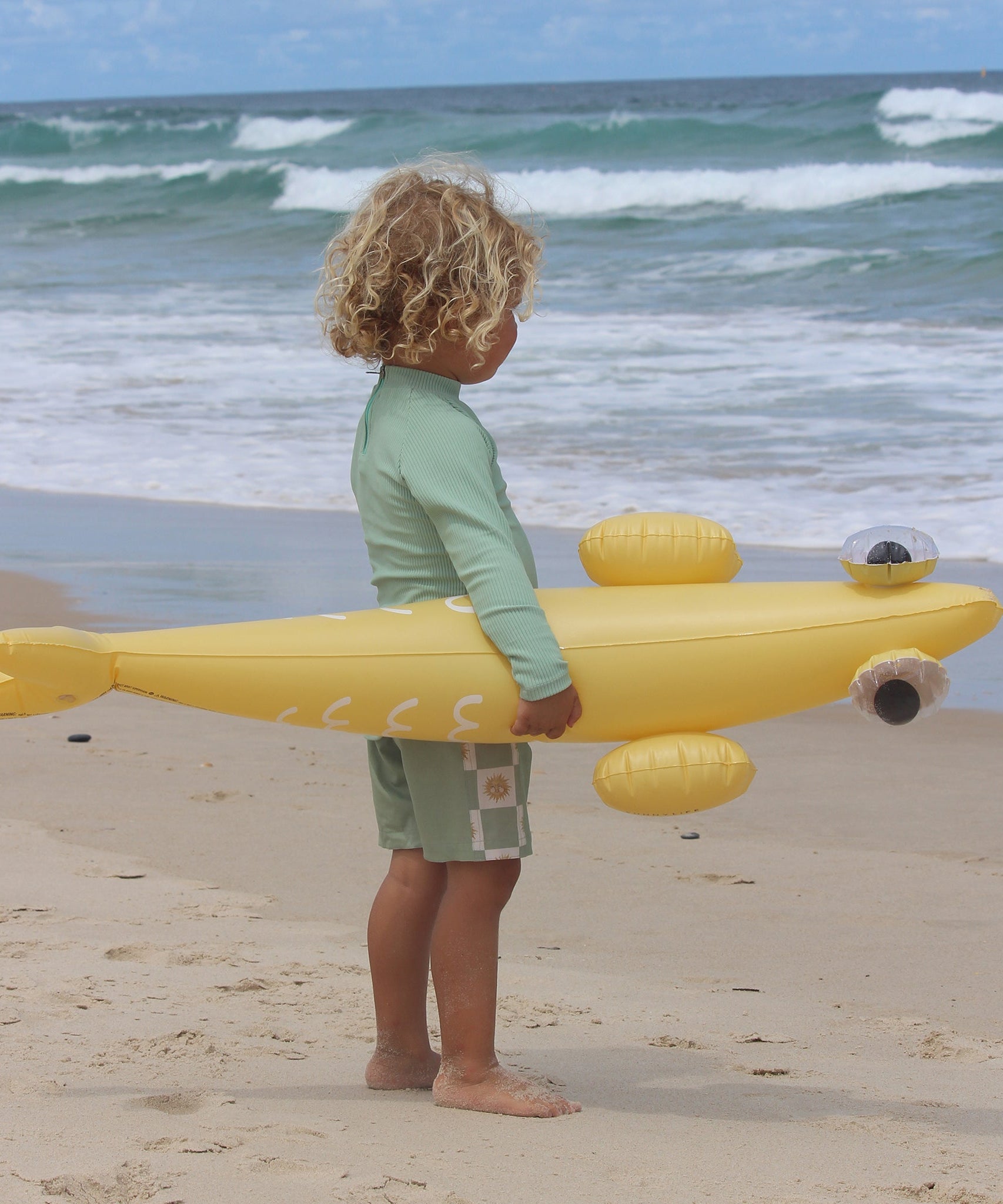 Sunnylife - Balık Finn Aufblasbares Meer- und Pool-Schwimmzubehör