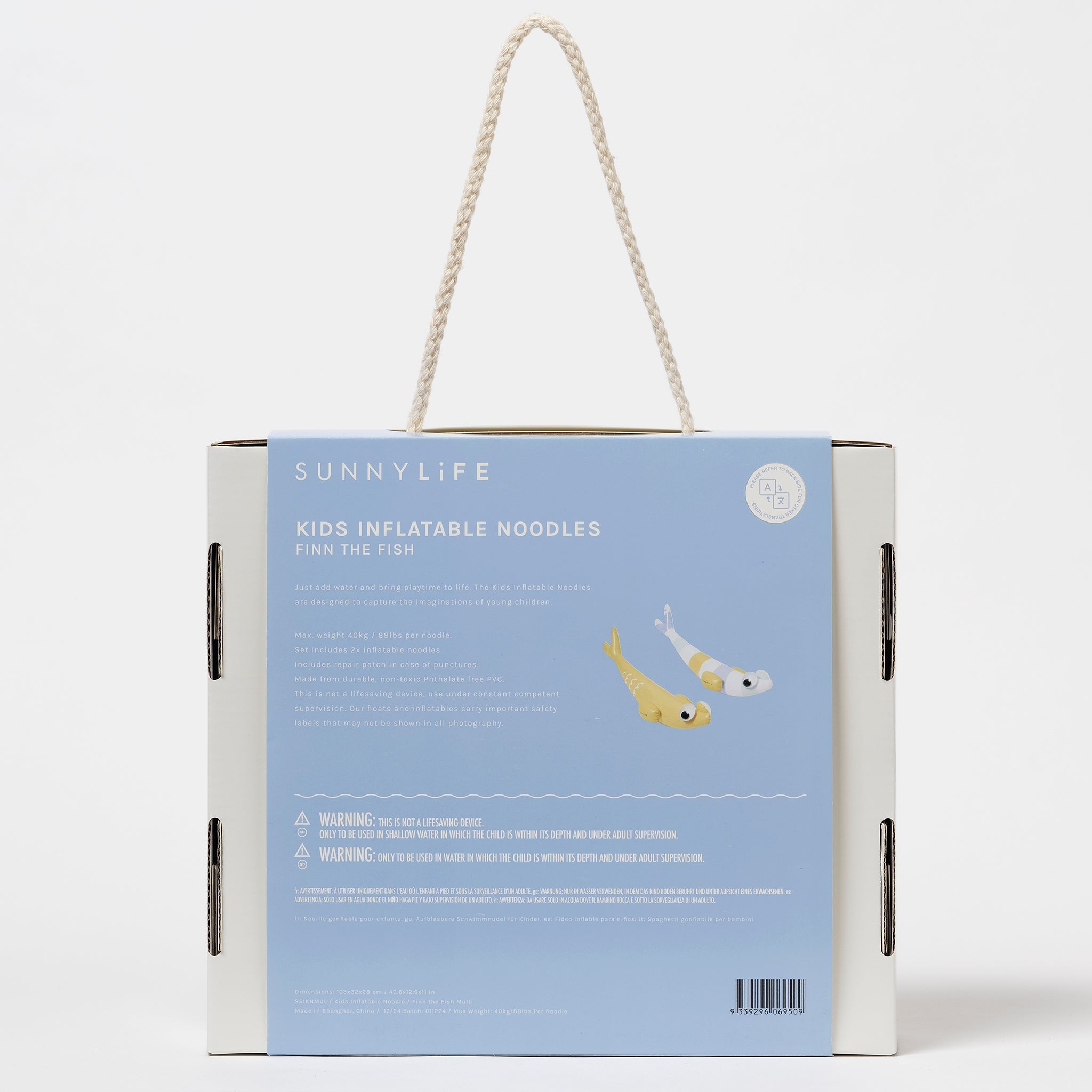 Sunnylife - Balık Finn Aufblasbares Meer- und Pool-Schwimmzubehör