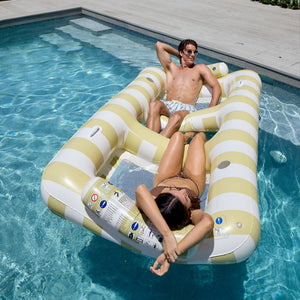 Sunnylife - Casa Sand Stripe Doppelte Strand- und Poolliege
