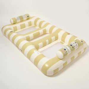 Sunnylife - Casa Sand Stripe Doppelte Strand- und Poolliege
