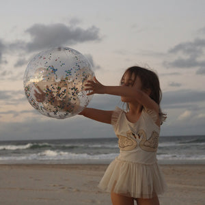 Sunnylife - Zuckerwatte 3D aufblasbarer Strandball