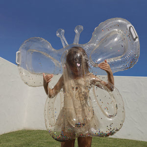 Sunnylife - Zuckerwatte Kinder Schmetterling Schwimmreifen
