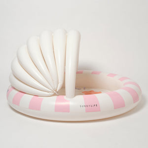 Sunnylife - Zuckerwatte Kinderplanschbecken mit Sonnendach