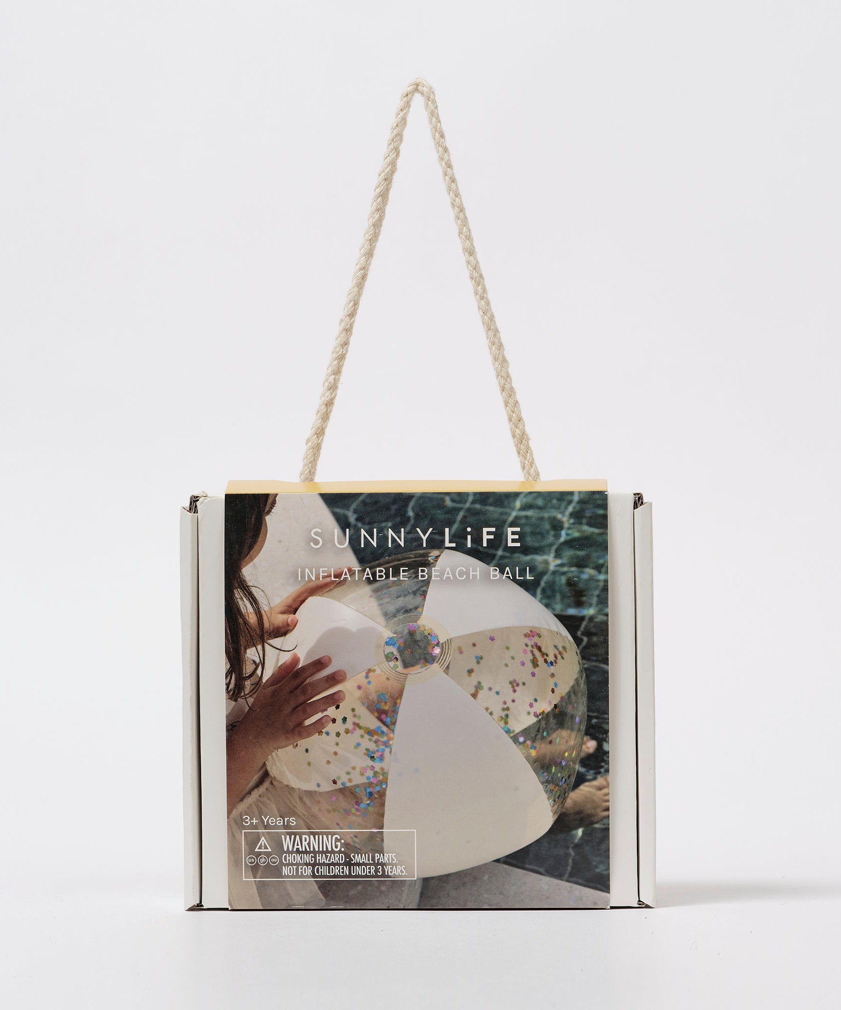 Sunnylife - Cotton Candy Aufblasbarer Glitzernder Strandball