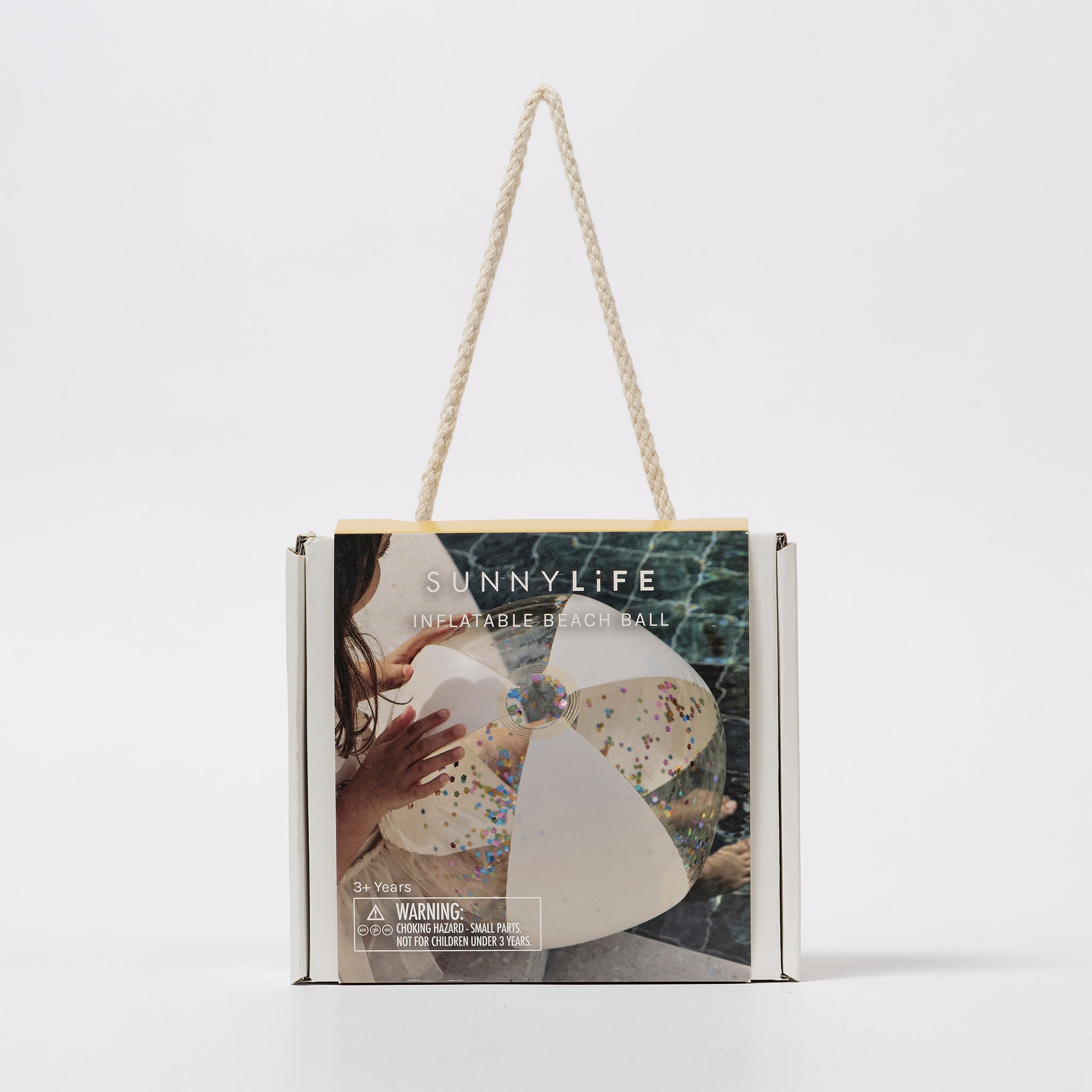 Sunnylife - Cotton Candy Aufblasbarer Glitzernder Strandball