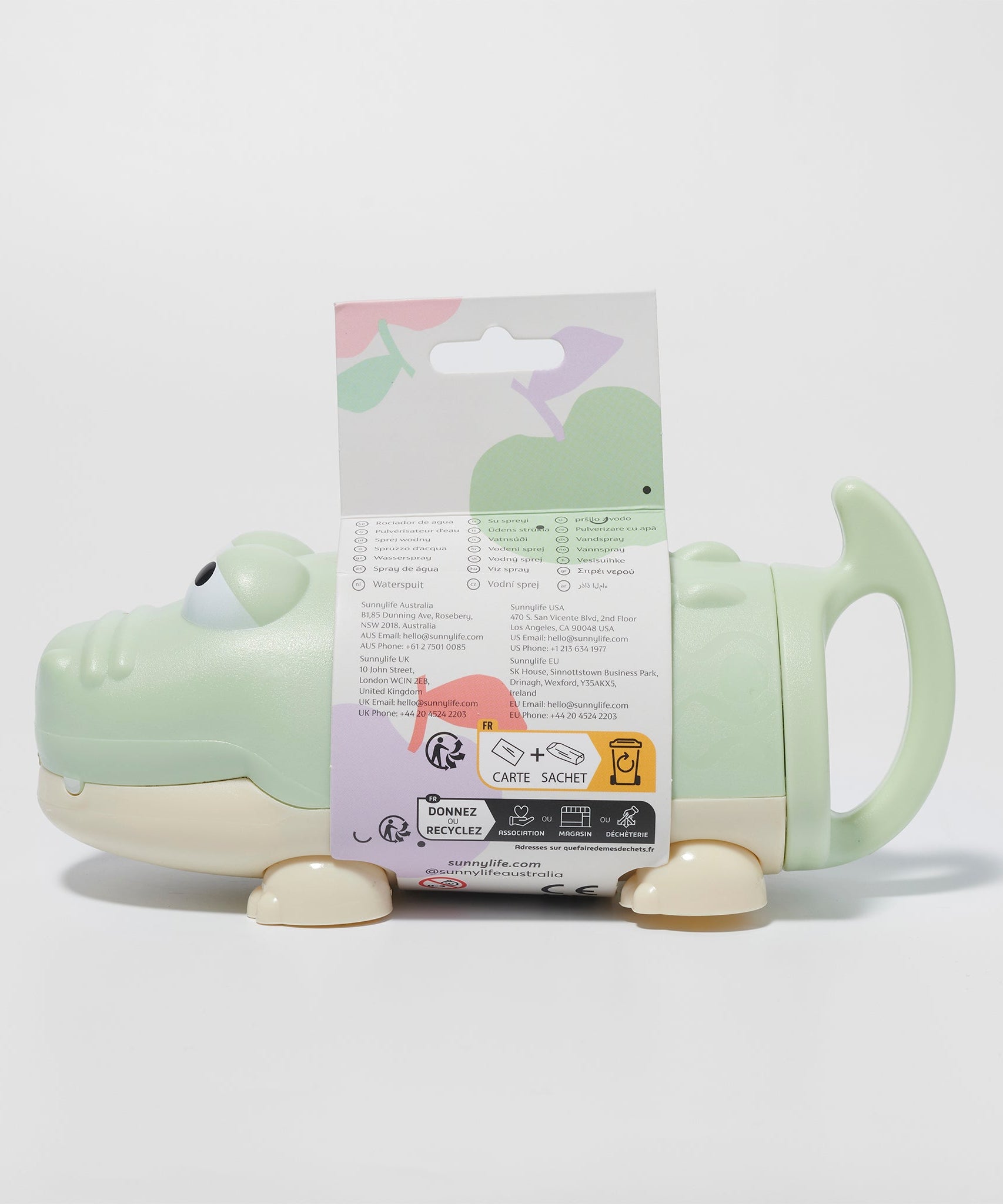 Sunnylife - Krokodil Kinder Wasserpistole Spielzeug