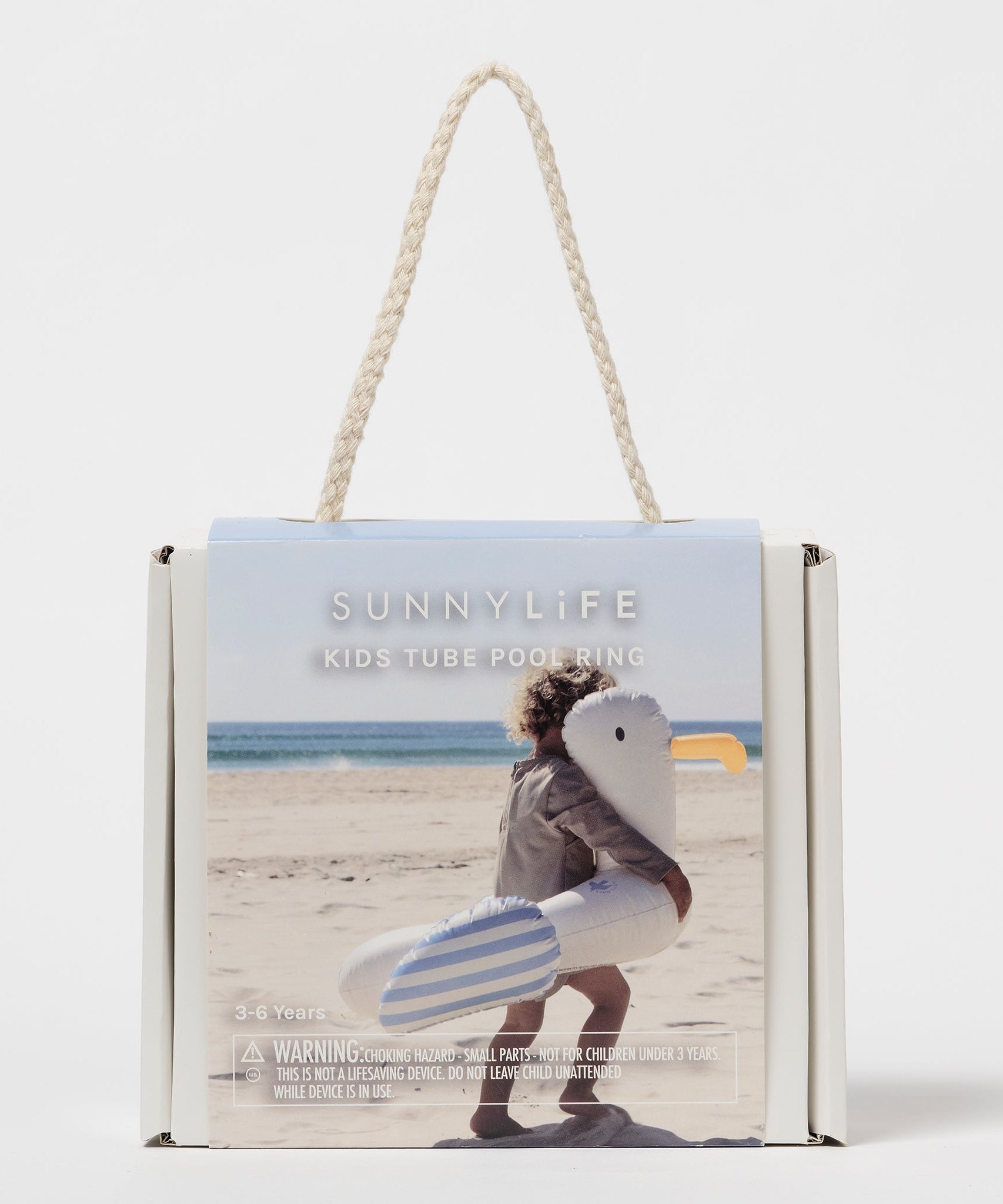 Sunnylife - Sammy Martı aufblasbarer Kinder-Schwimmring für Meer und Pool