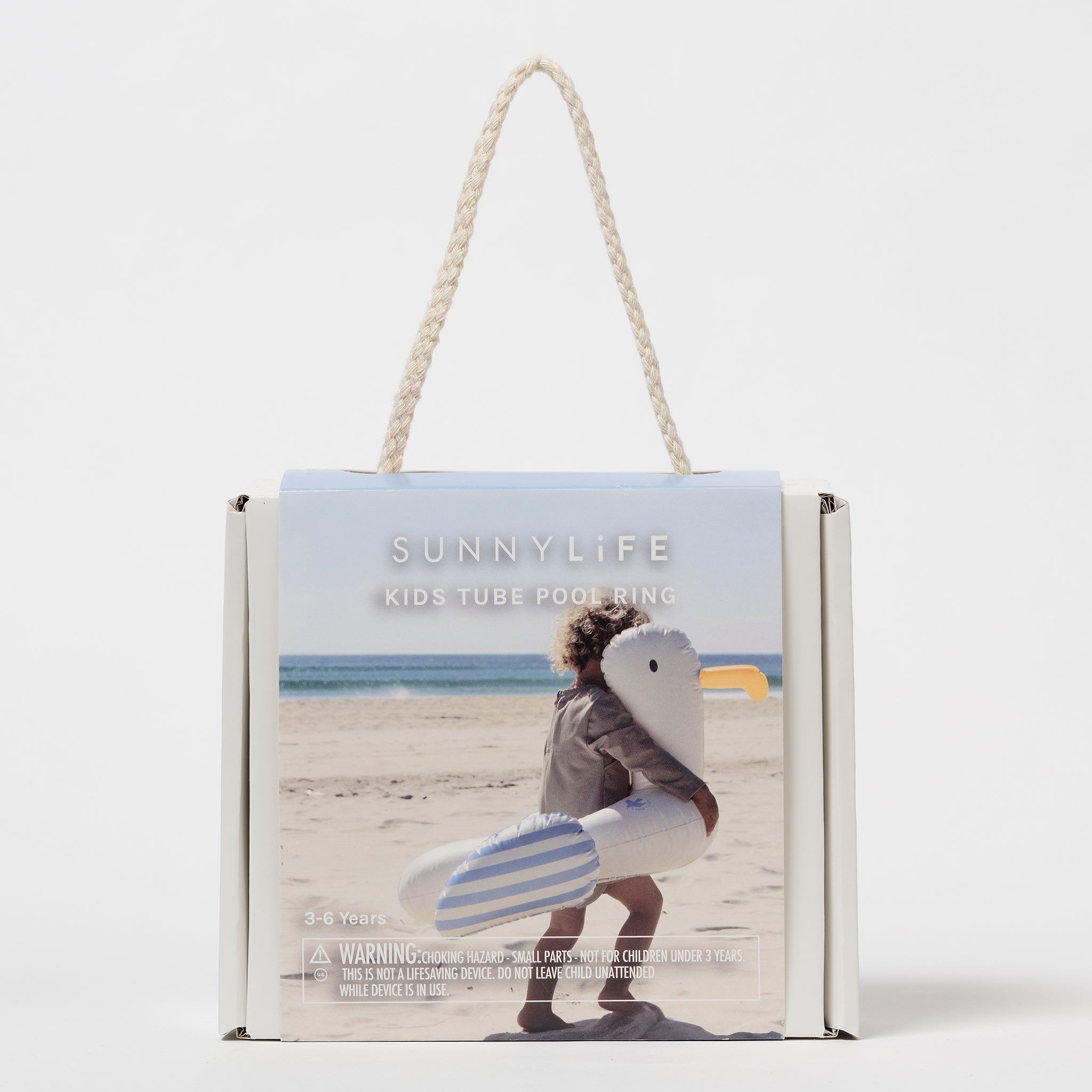 Sunnylife - Sammy Martı aufblasbarer Kinder-Schwimmring für Meer und Pool