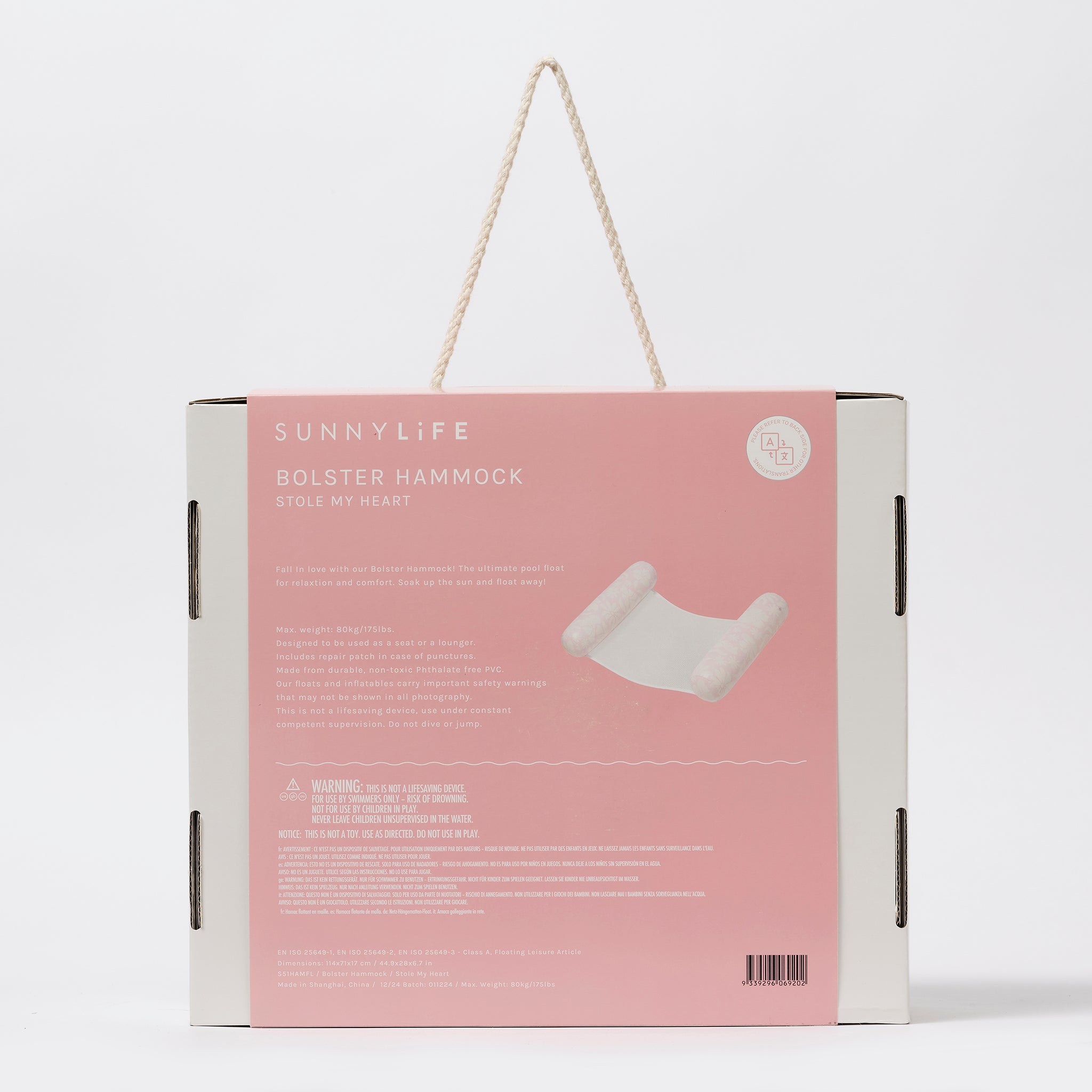 Sunnylife - Stole My Heart Deniz ve Havuz Şişme Hamak