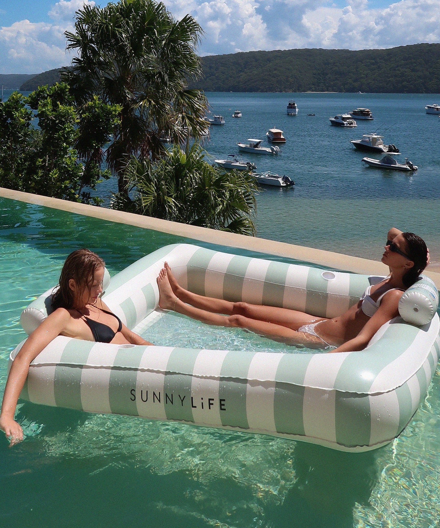 Sunnylife - Vacay Soft Doppel aufblasbare Luftmatratze fürs Meer