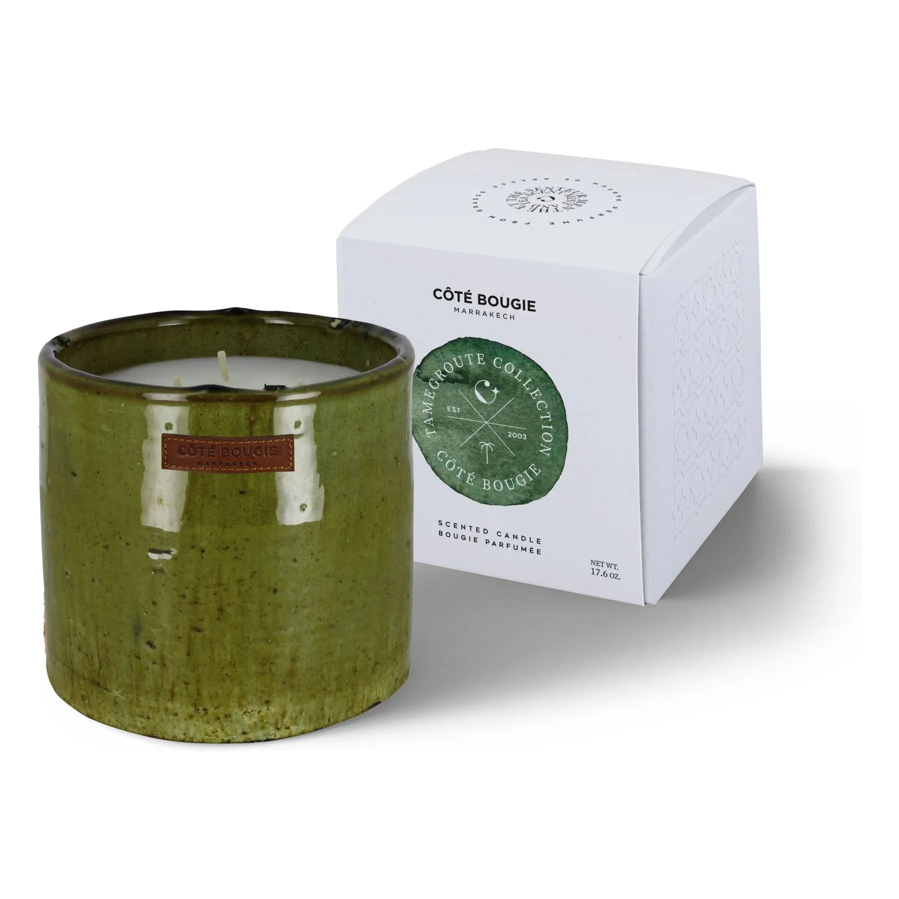 Côté Bougie - Tamgroute Grüne Kerze - Minze & Tee