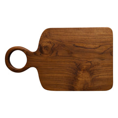 Woodmata - Teak-Schneidebrett mit Griff | Teak