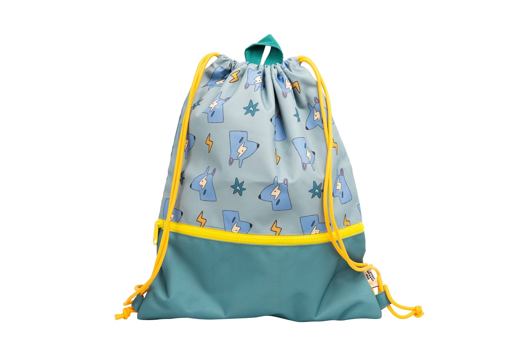 The Cotton Cloud - Funky Dogs Rucksack mit Kordelzug