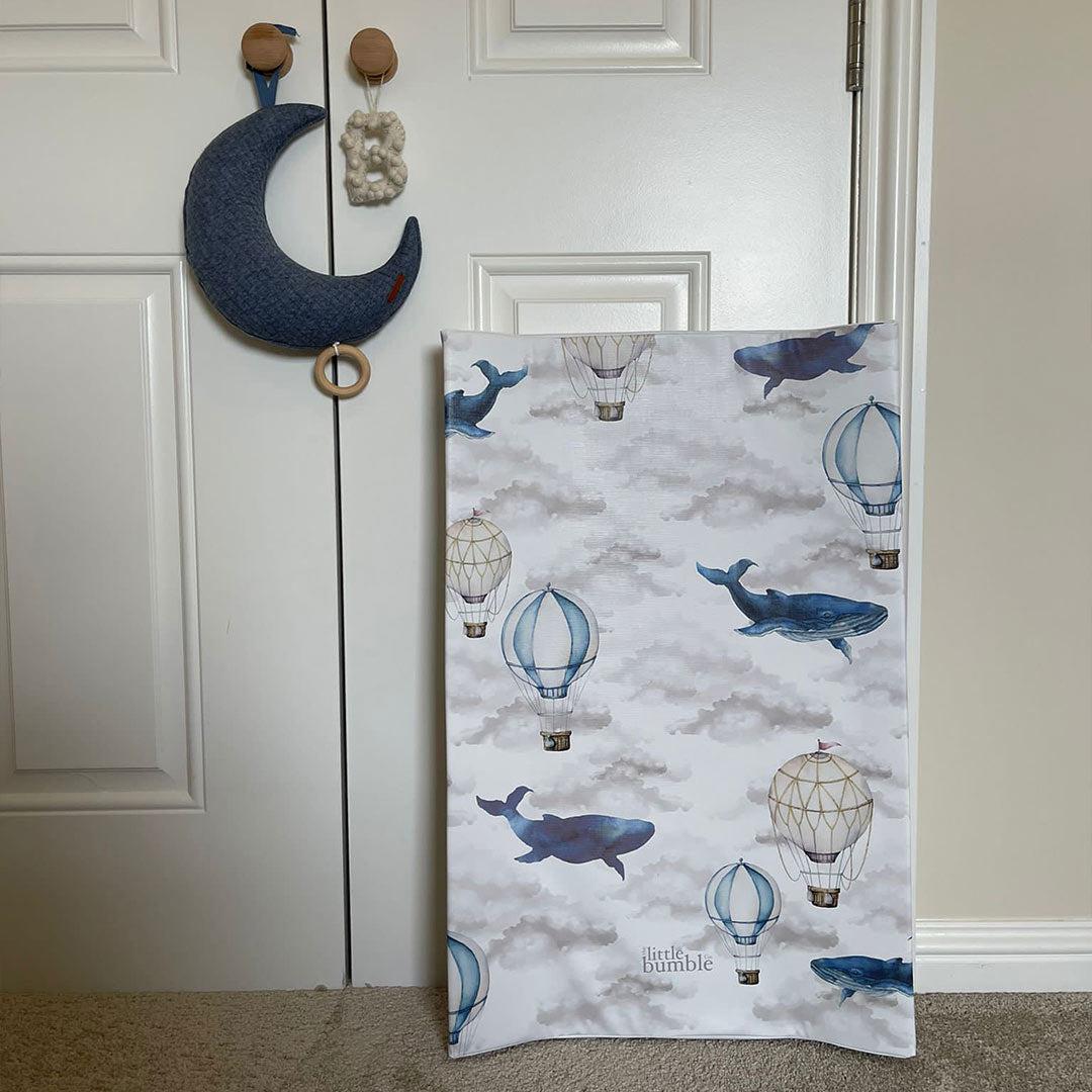 The Little Bumble Co. Anti Roll Changing Mat - Up in the Clouds-Changing Mats- | Natural Baby Shower