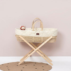 The Little Green Sheep Moses Basket Stand - Natural-Moses Basket Stands- | Natural Baby Shower