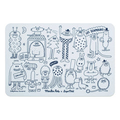 Superpetit - Smouks Mini-Malset mit 4 Filzstiften - SuperPetit x Moulin Roty