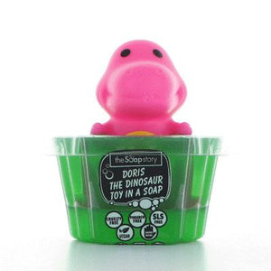 The Soap Story – Doris duftende Kinderseife mit Dinosaurierspielzeug 