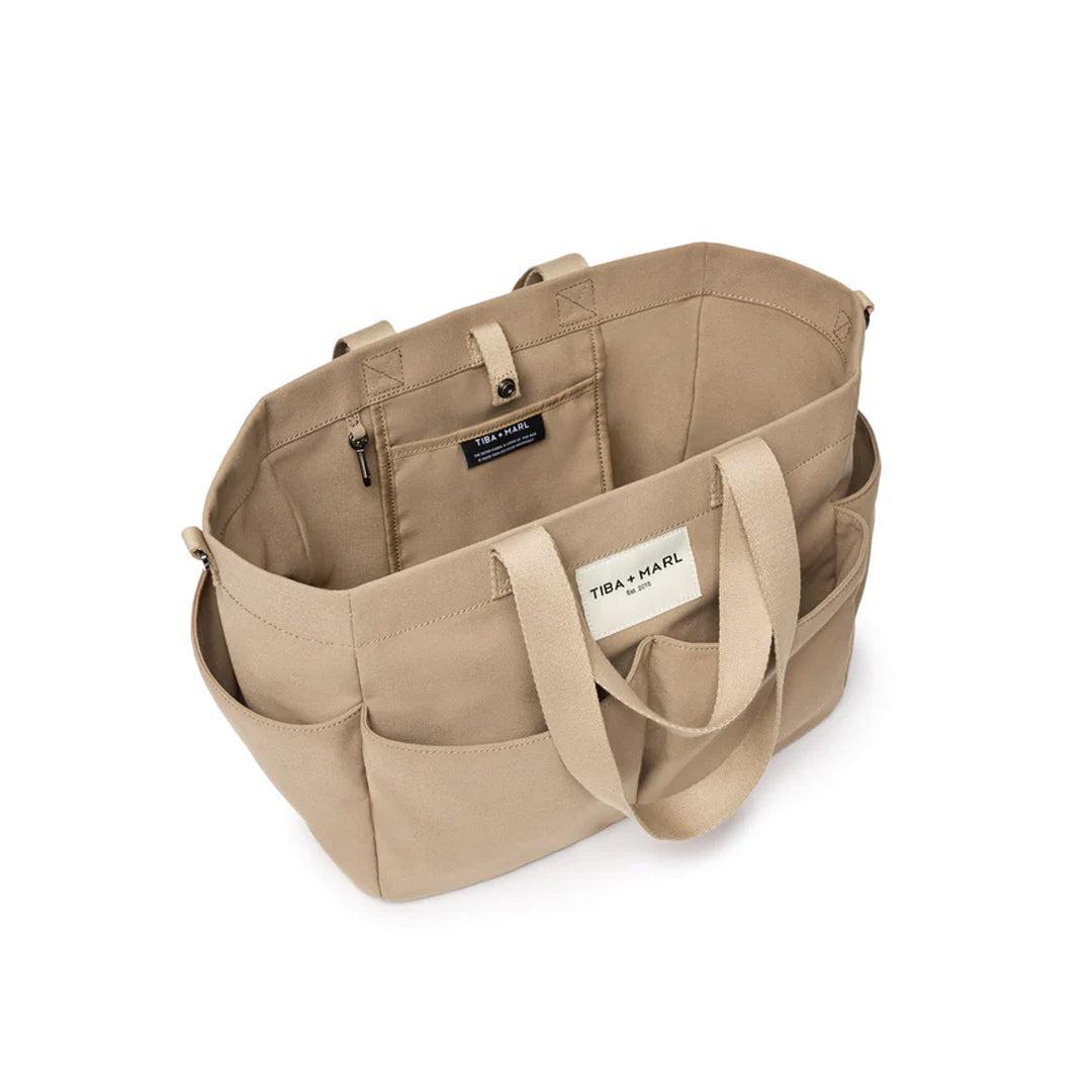 Tiba + Marl Pocket Tote - Desert-Changing Bags-Desert- | Natural Baby Shower